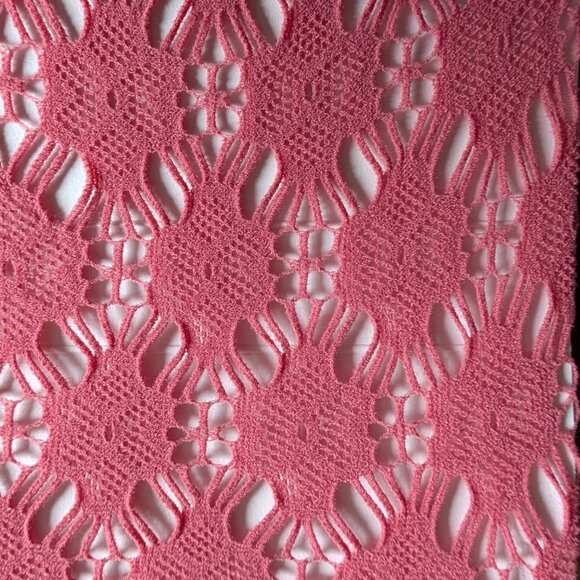 Free People Peachy Pink Lace Boho Tights - Picture 2 of 3